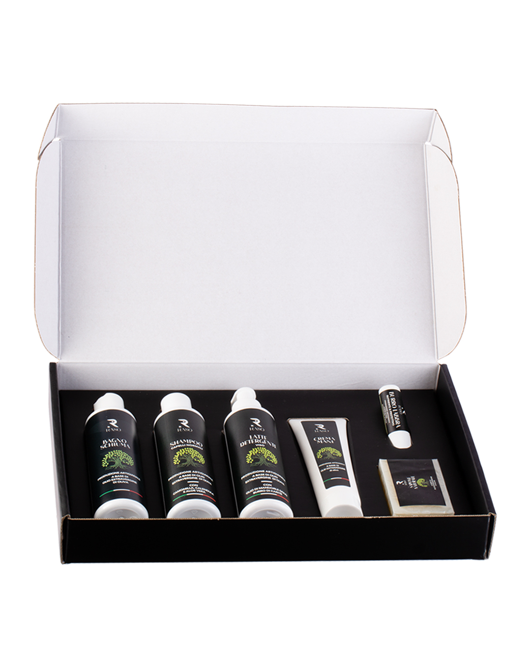 Luxury Box Benessere all’Olio Extravergine di Oliva 2 Frantoio Raso - Scatola Prodotti 4
